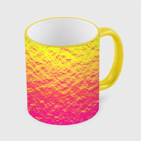 Кружка с принтом Яркий закат , керамика | ёмкость 330 мл | abstraction | casual | gradient | hot | yellow | абстракция | блестящий | блики | вода | волны | градиент | закат | золотистый | краска | красочный | небеса | неоновый | облака | пастельный | пляж | рассвет | сияние