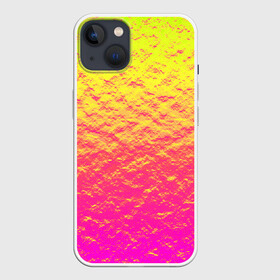 Чехол для iPhone 13 с принтом Яркий закат ,  |  | abstraction | casual | gradient | hot | yellow | абстракция | блестящий | блики | вода | волны | градиент | закат | золотистый | краска | красочный | небеса | неоновый | облака | пастельный | пляж | рассвет | сияние