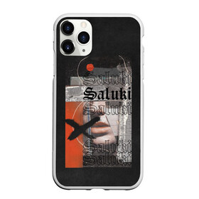 Чехол для iPhone 11 Pro матовый с принтом SALUKI , Силикон |  | Тематика изображения на принте: rap | saluki | saluki rap | рэп | рэпер | салюки
