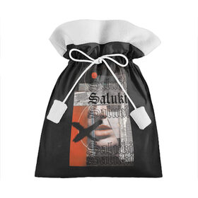 Подарочный 3D мешок с принтом SALUKI , 100% полиэстер | Размер: 29*39 см | rap | saluki | saluki rap | рэп | рэпер | салюки