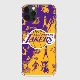 Чехол для iPhone 12 Pro Max с принтом КОБИ БРАЙАНТ , Силикон |  | 24 lakers | kobe bryant | lakers | los angeles lakers | баскетбол. | коби брайант | лос анджелес лейкерс | лосанджелес лейкерс