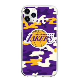 Чехол для iPhone 11 Pro Max матовый с принтом LAKERS , Силикон |  | Тематика изображения на принте: 24 lakers | kobe bryant | lakers | los angeles lakers | баскетбол. | коби брайант | лос анджелес лейкерс | лосанджелес лейкерс