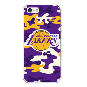 Чехол для iPhone 5/5S матовый с принтом LAKERS , Силикон | Область печати: задняя сторона чехла, без боковых панелей | Тематика изображения на принте: 24 lakers | kobe bryant | lakers | los angeles lakers | баскетбол. | коби брайант | лос анджелес лейкерс | лосанджелес лейкерс