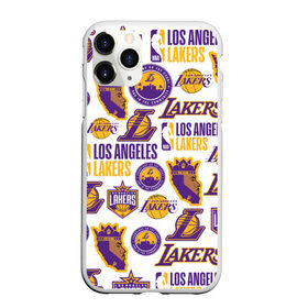 Чехол для iPhone 11 Pro Max матовый с принтом LAKERS LOGO , Силикон |  | Тематика изображения на принте: 24 lakers | kobe bryant | lakers | los angeles lakers | баскетбол. | коби брайант | лос анджелес лейкерс | лосанджелес лейкерс