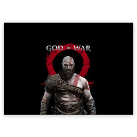 Поздравительная открытка с принтом God of War , 100% бумага | плотность бумаги 280 г/м2, матовая, на обратной стороне линовка и место для марки
 | Тематика изображения на принте: armor | atreus | axe | cory barlog | god of war | kratos | loki | nextgen | playstation 5 | ps5 | santa monica studiogames | атрей | бог войны | броня | игры | кори барлог | кратос | локи | некстген | плейстейшен 5 | пс5 | рагнарек | рыцарь | топор