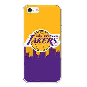 Чехол для iPhone 5/5S матовый с принтом LOS ANGELES LAKERS , Силикон | Область печати: задняя сторона чехла, без боковых панелей | 24 lakers | kobe bryant | lakers | los angeles lakers | баскетбол. | коби брайант | лос анджелес лейкерс | лосанджелес лейкерс