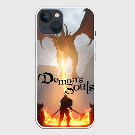 Чехол для iPhone 13 с принтом Demons Souls ,  |  | armor | dark souls | demons souls | dragon | fire | games | knight | namco bandai | nextgen | playstation 5 | praise the sun | ps5 | броня | восславь солнце | дарк соулс | демон соулс | дракон | игры | некстген | огонь | плейстейшен 5 | пс5 | рыцарь | тем