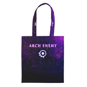 Сумка 3D повседневная с принтом Arch Enemy. Neon logo , 100% полиэстер | Плотность: 200 г/м2; Размер: 34×35 см; Высота лямок: 30 см | archenemy | band | bodom | deathmetal | electroguitars | guitars | hard rock | legends | metal | metalhead | progressive | rock | rock legends | rockon | shred | trash | гитары | метал | металхед | рок | рок легенды | рокконцерт | тяжеляк | хардрок