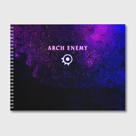 Альбом для рисования с принтом Arch Enemy. Neon logo , 100% бумага
 | матовая бумага, плотность 200 мг. | Тематика изображения на принте: archenemy | band | bodom | deathmetal | electroguitars | guitars | hard rock | legends | metal | metalhead | progressive | rock | rock legends | rockon | shred | trash | гитары | метал | металхед | рок | рок легенды | рокконцерт | тяжеляк | хардрок