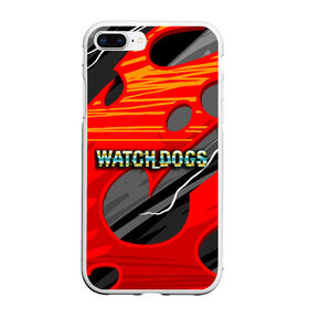 Чехол для iPhone 7Plus/8 Plus матовый с принтом Watch Dogs Recing , Силикон | Область печати: задняя сторона чехла, без боковых панелей | dogs | legion | logo | text | watch | взлом | игра | легион | лого | символ | текст | хак | хакер | хакеры