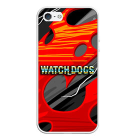 Чехол для iPhone 5/5S матовый с принтом Watch Dogs Recing , Силикон | Область печати: задняя сторона чехла, без боковых панелей | dogs | legion | logo | text | watch | взлом | игра | легион | лого | символ | текст | хак | хакер | хакеры