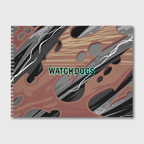 Альбом для рисования с принтом Watch_Dogs , 100% бумага
 | матовая бумага, плотность 200 мг. | dogs | legion | logo | text | watch | взлом | игра | легион | лого | символ | текст | хак | хакер | хакеры