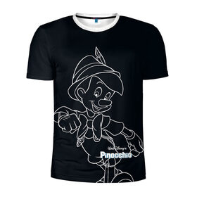 Мужская футболка 3D спортивная с принтом Пиноккио , 100% полиэстер с улучшенными характеристиками | приталенный силуэт, круглая горловина, широкие плечи, сужается к линии бедра | disney | pinocchio | vdkimel | дисней | пиноккио