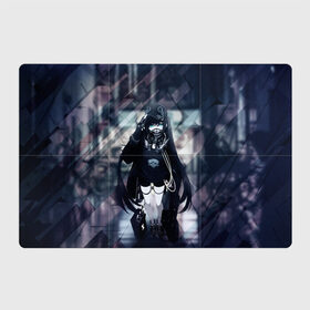 Магнитный плакат 3Х2 с принтом Anime Cyber , Полимерный материал с магнитным слоем | 6 деталей размером 9*9 см | anime | cyber | mask | аниме тян | в маске | девушка | кибер