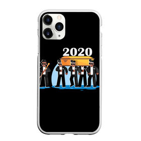 Чехол для iPhone 11 Pro Max матовый с принтом 2020 не спасти... , Силикон |  | 2020 год мем | dancing coffin | tony igy astronomia tony igy | мем про 2020 год | мультяшные персонажи | популярный мем | смешной арт | черные гробовщики