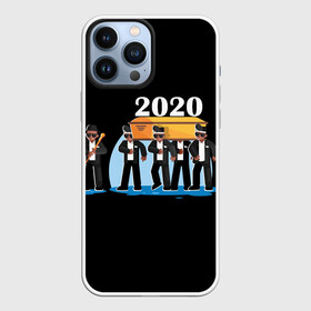 Чехол для iPhone 13 Pro Max с принтом 2020 не спасти... ,  |  | 2020 год мем | dancing coffin | tony igy astronomia tony igy | мем про 2020 год | мультяшные персонажи | популярный мем | смешной арт | черные гробовщики