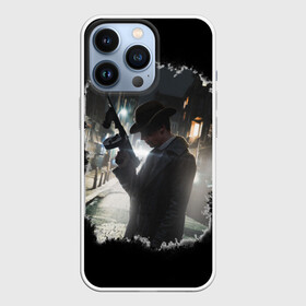 Чехол для iPhone 13 Pro с принтом MAFIA ,  |  | Тематика изображения на принте: гангстер | игра мафия | мафия | мафия 2 | ретро гангстер | человек в строгом костюме | человек с оружием