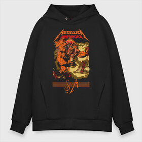 Мужское худи Oversize хлопок с принтом Metallica , френч-терри — 70% хлопок, 30% полиэстер. Мягкий теплый начес внутри —100% хлопок | боковые карманы, эластичные манжеты и нижняя кромка, капюшон на магнитной кнопке | american | heavy metal | los angeles | metal band | metallica | music | thrash metal | американская | лос анджелес | метал группа | металлика | музыка | трэш метал | трэш металл | хеви метал