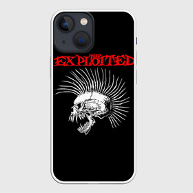 Чехол для iPhone 13 mini с принтом The Exploited ,  |  | Тематика изображения на принте: exploited | punks | punks not dead | the exploited | панк не сдох | панки | уоти | череп | эксплоитед