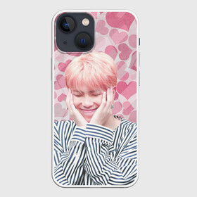 Чехол для iPhone 13 mini с принтом BTS ,  |  | bts | cute | jungkook | k pop | korean | rm | бойбенд | бтс | ви | джей хоуп | джонгук | кпоп | милый | сюга | чимин | чин