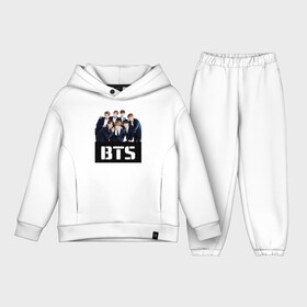 Детский костюм хлопок Oversize с принтом BTS ,  |  | boyband | boys | bts | group | k pop | music | seoul | south korean | бойбенд | группа | мальчиковая | музыка | сеул | южнокорейский