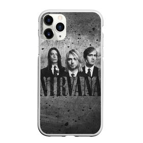 Чехол для iPhone 11 Pro Max матовый с принтом Нирвана , Силикон |  | kurt cobain | nirvana | rock | курт кобейн | нирвана | рок