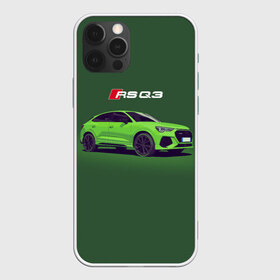 Чехол для iPhone 12 Pro Max с принтом AUDI RS Q3 (Z) , Силикон |  | audi | auto | perfomance | q3 | rs | rs q3 | rsq3 | sport | авто | автомобиль | автомобильные | ауди | бренд | ку 3 | ку3 | марка | машины | перфоманс | рс | спорт