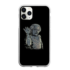 Чехол для iPhone 11 Pro Max матовый с принтом Эйнштейн , Силикон |  | Тематика изображения на принте: 
