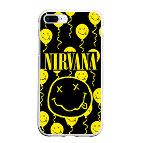 Чехол для iPhone 7Plus/8 Plus матовый с принтом NIRVANA , Силикон | Область печати: задняя сторона чехла, без боковых панелей | nirvana | nirvana smells like | rock | teen spirit | курт кобейн | нирвана | песни | рок.