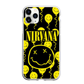 Чехол для iPhone 11 Pro Max матовый с принтом NIRVANA , Силикон |  | nirvana | nirvana smells like | rock | teen spirit | курт кобейн | нирвана | песни | рок.