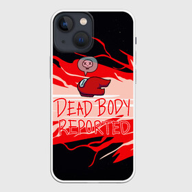 Чехол для iPhone 13 mini с принтом Among Us ,  |  | among us | among us game | among us mem | among us space | among us игра | amongus | dead body | dead body reported | game | impostors | жмурик | игра | игроку | мем | одни из нас | среди нас | эмонг ас | эмонг ас мем