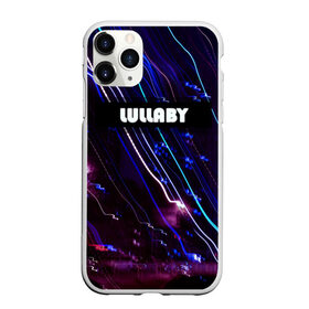 Чехол для iPhone 11 Pro Max матовый с принтом LULLABY , Силикон |  | Тематика изображения на принте: glitch | неоновые полоски | неоновый дождь | трендовый дизайн | фейерверк