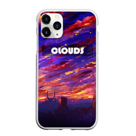 Чехол для iPhone 11 Pro Max матовый с принтом CLOUDS , Силикон |  | 