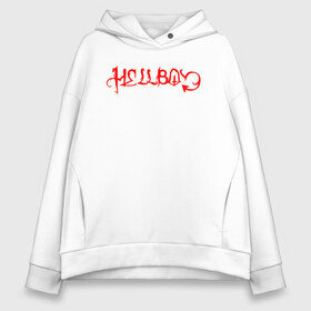 Женское худи Oversize хлопок с принтом LIL PEEP HELLBOY , френч-терри — 70% хлопок, 30% полиэстер. Мягкий теплый начес внутри —100% хлопок | боковые карманы, эластичные манжеты и нижняя кромка, капюшон на магнитной кнопке | lil peep | rap. | легенда | лил пип | лил пип песни | лила пипа | музыка | реп