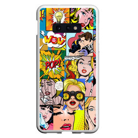 Чехол для Samsung S10E с принтом Pop Art , Силикон | Область печати: задняя сторона чехла, без боковых панелей | Тематика изображения на принте: pop art | wow | девушки | искусство | поп арт | стиль