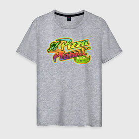 Мужская футболка хлопок с принтом Pizza Planet , 100% хлопок | прямой крой, круглый вырез горловины, длина до линии бедер, слегка спущенное плечо. | pixar | pizza planet | toy story | vdzabma | история игрушек | пиксар
