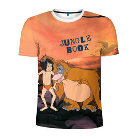 Мужская футболка 3D спортивная с принтом Mowgli , 100% полиэстер с улучшенными характеристиками | приталенный силуэт, круглая горловина, широкие плечи, сужается к линии бедра | akela | bagheera | baloo | disney | jungle book | kaa | mowgli | raksha | shere khan | vdgerir | акела | багира | балу | дисней | каа | маугли | шерхан