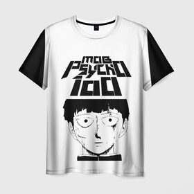 Мужская футболка 3D с принтом Mob psycho 100 (Z) , 100% полиэфир | прямой крой, круглый вырез горловины, длина до линии бедер | Тематика изображения на принте: mob psycho | mob psycho 100 | ura sunday | аратака рэйгэн | веб манга | кагэяма | кагэяма сигэо | моб психо 100 | мобу | мобу сайко хяку | психо 100 | рицу кагэяма | рэйгэн | рэйгэн аратака | серый кардинал | сигэо кагэяма