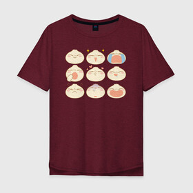 Мужская футболка хлопок Oversize с принтом Bao , 100% хлопок | свободный крой, круглый ворот, “спинка” длиннее передней части | bao | pixar | vdzabma | бао | пиксар