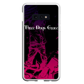 Чехол для Samsung S10E с принтом THREE DAYS GRACE. , Силикон | Область печати: задняя сторона чехла, без боковых панелей | tdg | three days grace | группа | музыка | рок | три дейс грейс