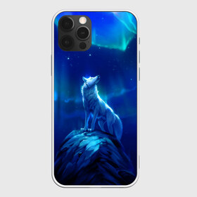 Чехол для iPhone 12 Pro Max с принтом Одинокий Волк , Силикон |  | animals | moon | wolf | волк | животные | луна | одиночка | пес | собака