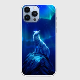 Чехол для iPhone 13 Pro Max с принтом Одинокий Волк ,  |  | Тематика изображения на принте: animals | moon | wolf | волк | животные | луна | одиночка | пес | собака