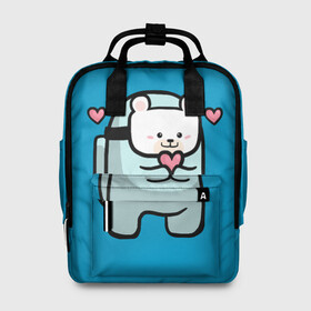 Женский рюкзак 3D с принтом Nyan Cat (Among Us) , 100% полиэстер | лямки с регулируемой длиной, сверху ручки, чтобы рюкзак нести как сумку. Основное отделение закрывается на молнию, как и внешний карман. Внутри два дополнительных кармана, один из которых закрывается на молнию. По бокам два дополнительных кармашка, куда поместится маленькая бутылочка
 | among | among us | cat | cats | crewmate | game | impistor | nyan | space | us | vote | выживший | игра | космос | кот | котейка | котэ | кошка | кэт | невиновный | нян | предатель | самозванец | сердечки | сердечко | сердца | сердце