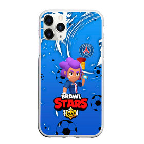 Чехол для iPhone 11 Pro Max матовый с принтом BRAWL STARS SHELLY \ PSG. , Силикон |  | 8 bit | amber | brawl stars | crow | gale | leon | max | mecha | mecha crow | mr.p | psg | sally leon | shark | shelly | tara | virus 8 bit | werewolf leon | акула | амбер | берли | бравл старс | ворон | макс | оборотень | псж | шелли