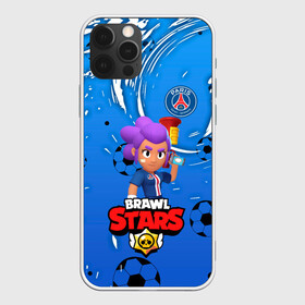 Чехол для iPhone 12 Pro с принтом BRAWL STARS SHELLY  PSG. , силикон | область печати: задняя сторона чехла, без боковых панелей | 8 bit | amber | brawl stars | crow | gale | leon | max | mecha | mecha crow | mr.p | psg | sally leon | shark | shelly | tara | virus 8 bit | werewolf leon | акула | амбер | берли | бравл старс | ворон | макс | оборотень | псж | шелли