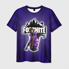 Мужская футболка 3D с принтом FORTNITE , 100% полиэфир | прямой крой, круглый вырез горловины, длина до линии бедер | компьютерная игра | логотип игры | логотип фортнайт | персонаж из фортнайт | подарок ребёнку | фортнайт