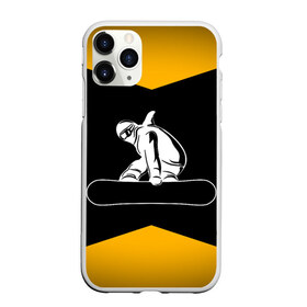 Чехол для iPhone 11 Pro матовый с принтом Сноубордист , Силикон |  | snowboard | snowboarding | горные лыжи | прыжок | сноуборд | сноубординг | сноубордист | экстрим