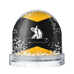 Снежный шар с принтом Сноубордист , Пластик | Изображение внутри шара печатается на глянцевой фотобумаге с двух сторон | snowboard | snowboarding | горные лыжи | прыжок | сноуборд | сноубординг | сноубордист | экстрим