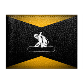Обложка для студенческого билета с принтом Сноубордист , натуральная кожа | Размер: 11*8 см; Печать на всей внешней стороне | Тематика изображения на принте: snowboard | snowboarding | горные лыжи | прыжок | сноуборд | сноубординг | сноубордист | экстрим