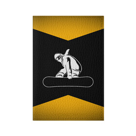 Обложка для паспорта матовая кожа с принтом Сноубордист , натуральная матовая кожа | размер 19,3 х 13,7 см; прозрачные пластиковые крепления | Тематика изображения на принте: snowboard | snowboarding | горные лыжи | прыжок | сноуборд | сноубординг | сноубордист | экстрим